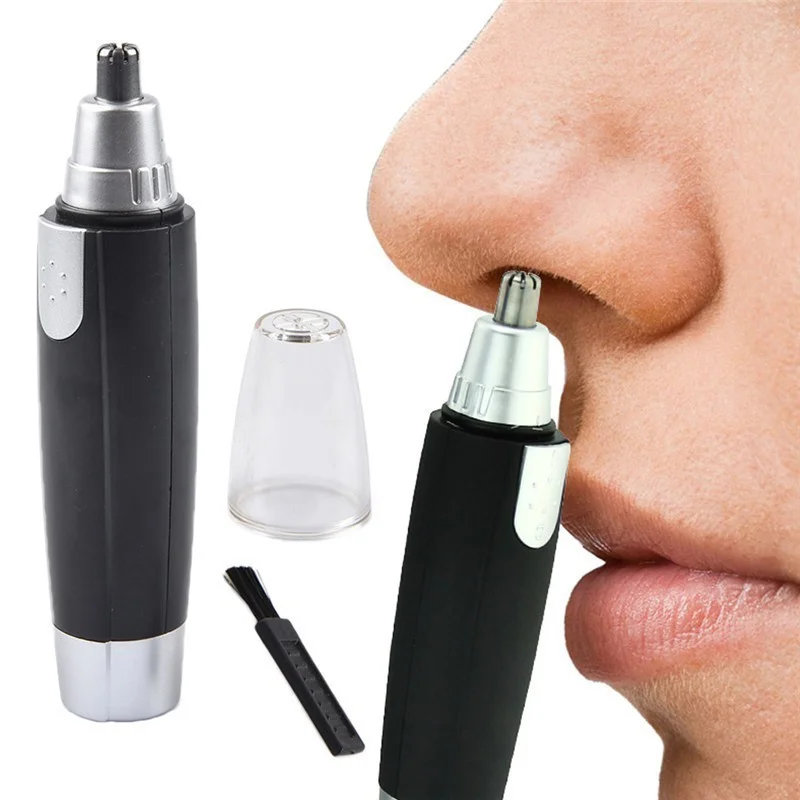 Removedor Aparador de Pelos Elétrico/Portátil para Nariz/Orelha/Rosto / Depilador Facial(Monica Fashion)
