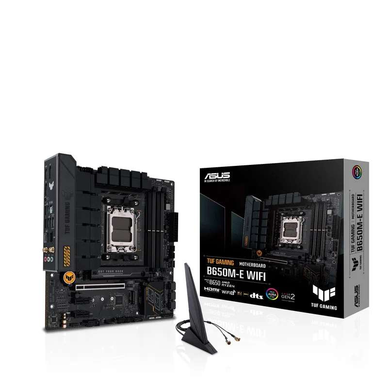 Placa Mãe Asus TUF Gaming B650M-E WIFI, Chipset B650, AMD AM5, mATX, DDR5, 90MB1FV0-M0EAY0