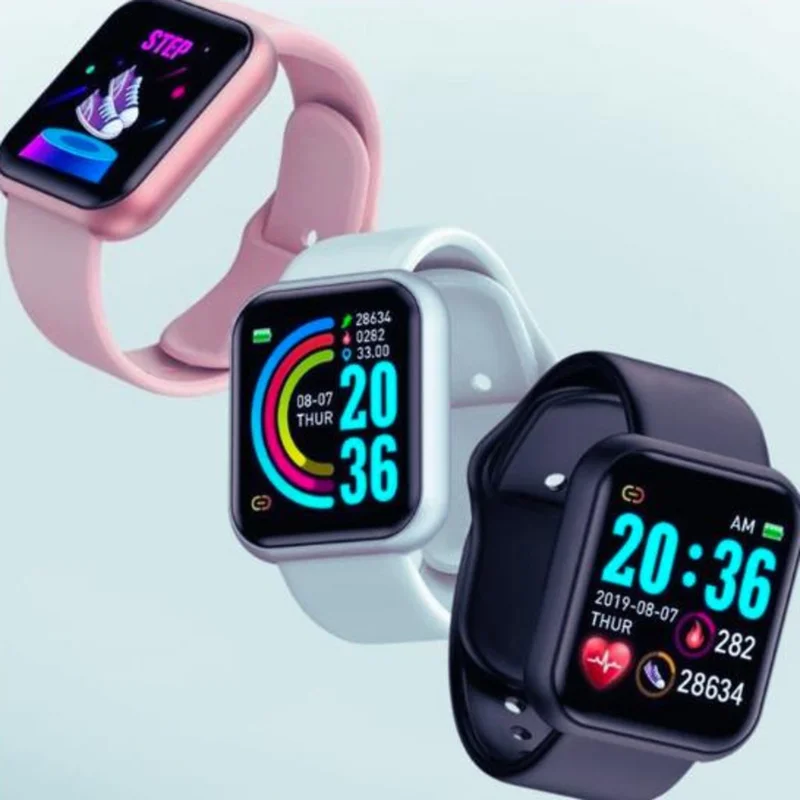 Relógio Smartwatch D20 Pro Bluetooth Coloca Foto na Tela Monitor Cardíaco Pressão Esportivo Android iPhone