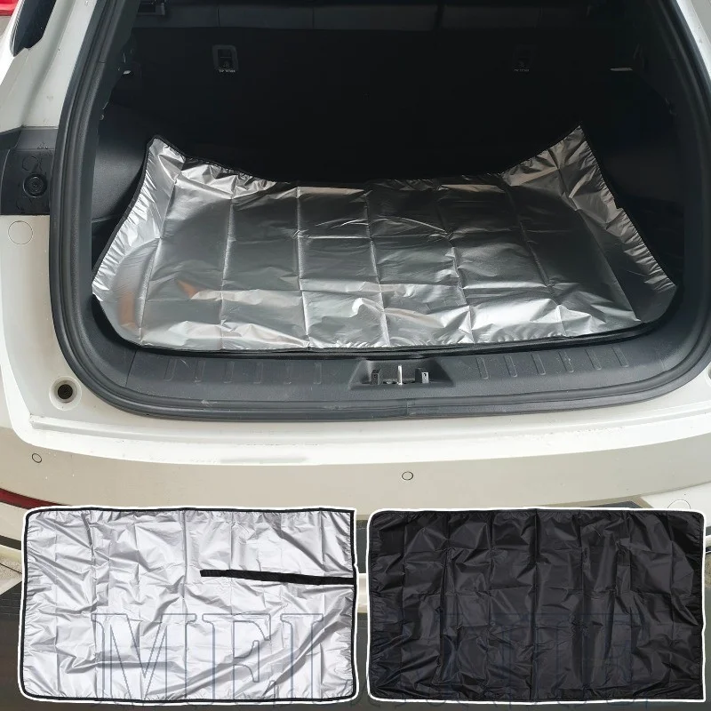 Tapete De Porta-Malas De Carro 120x70cm-Protetor De Pano À Prova D'água-Almofada Automotiva Universal-Forro Antiderrapan