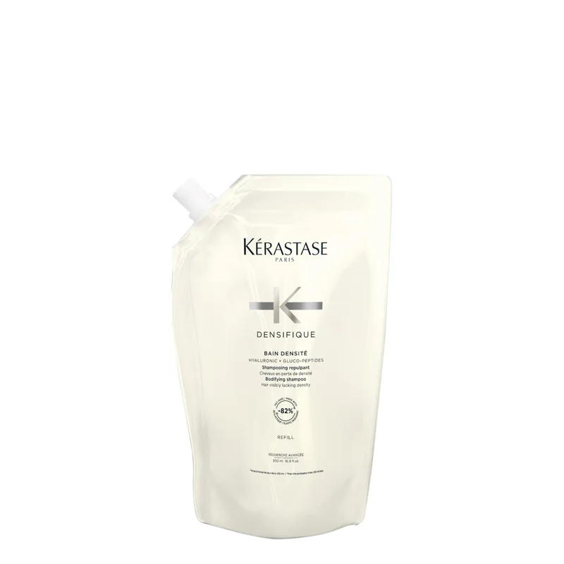 Kérastase | Shampoo Bain | Densifique Densité | Tratamento para cabelos com perda de densidade | Fortalece a fibra capilar | Elasticidade | Ácido Hialurônico | Ceramida | Refil | 500ml