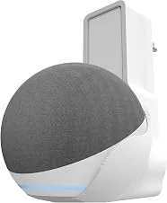 Splin Suporte All In One Tomada Para Smart Speaker Alexa Echo Dot 5 ou 4 - Amazon - Modelo Compacto 3.0 (branco)