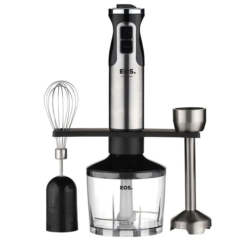 Mixer Eos 3 Em 1 12 Velocidades 850w Inox e Preto Emx03 220v