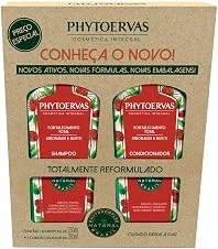 Phytoervas Kit Shampoo + Condicionador Fortalecimento Total 500 Ml 2 Unidades
