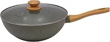 Mimo Style Frigideira Wok Style Cook Esmeralda, Compatível com Fogão por Indulçao 28cm