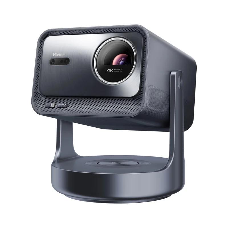 Hisense Laser Mini Projetor Portátil C2 Ultra Certificado XBOX, 4K UHD, TriChroma RGB, 65-300", 3000 ANSI lumens, IMAX enhanced, Dolby Vision, Subwoofer JBL, Zoom Óptico