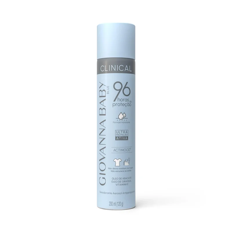 Desodorante Aerossol Giovanna Baby Blue 96 Horas 200ml