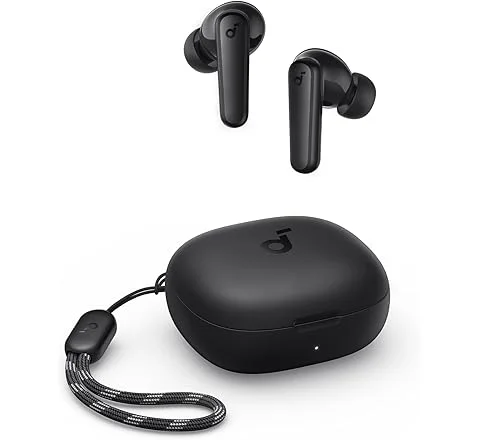 soundcore P20i da Anker, Fone de Ouvido Bluetooth 5.3, Graves Potentes, Drivers de 10mm, 30H de Reprodução, Resistência à Á…