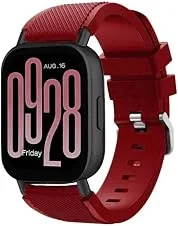 Pulseira esportiva de silicone para Redmi Watch 5 Lite, acessórios de relógio inteligente, cinto de substituição (rose red)