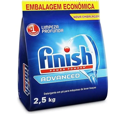 Finish Power Powder Advanced Detergente para Lava Louças em Pó 2,5kg