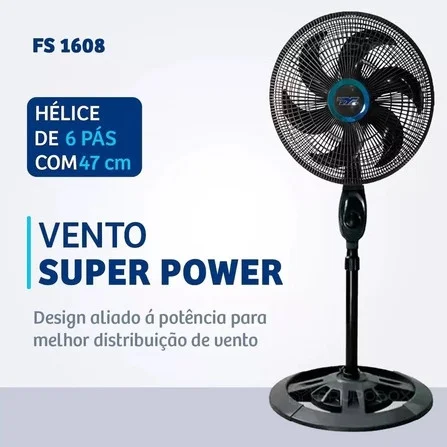 Ventilador Novo Tipo de Coluna Ajuste de Altura Livremente Turbo 6 Pás 110v/220V