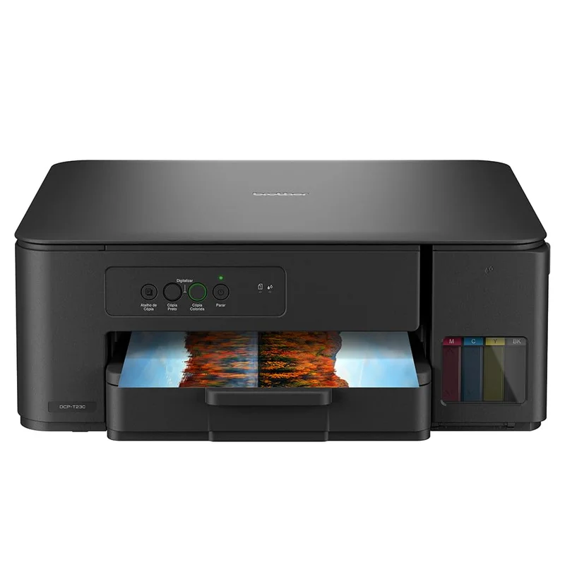 Impressora Multifuncional Brother A4 DCP-T230 Tanque de Tinta, Colorida, USB, Bivolt