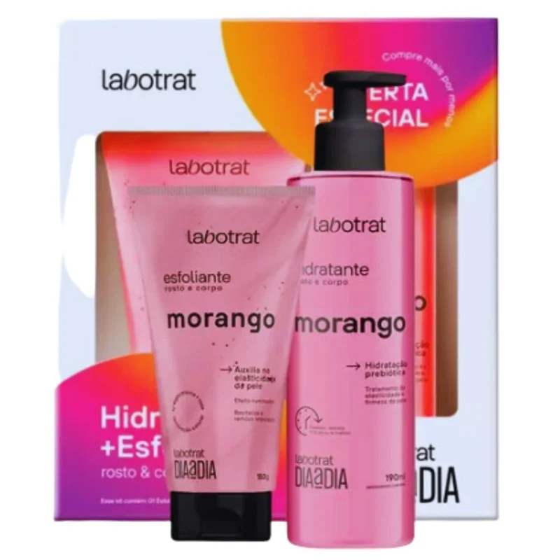 Labotrat - Kit Desodorante Corpo Labotrat Dia A Dia C/2 Hid/Esf Cereja