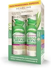 Kit Shampoo e Condicionador Babosa Repair - Reparação Total - HEADLINE Especialidades - 1L