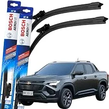 Par Palheta Limpador Parabrisa Original Bosch Multiclip Chevro-let Montana 2023 à 2026