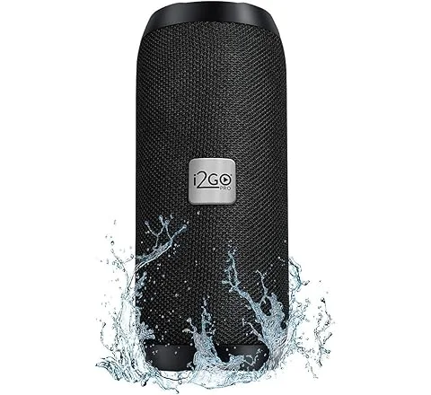 I2GO, Caixa De Som Bluetooth Essential Sound Go, 10W RMS, Resistente à Água, Preto
