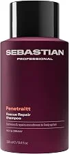 Sebastian Professional, Penetraitt, Shampoo de restauração e resgate para cabelos danificados, 280ml