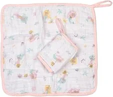 Papi Textil Paninho de Boca Soft Papi com Prendedor de Chupeta - 02 unidades, Sereia