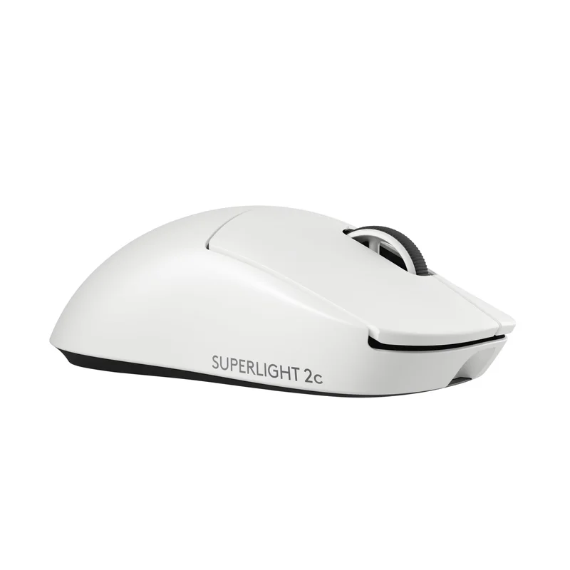 Mouse Gamer sem fio Logitech G PRO X SUPERLIGHT 2c, mouse compacto 51 g, 5 botões programáveis, carregamento USB-C, sensor de 44K DPI, taxa de atualização de até 8 kHz para PC/Mac - Branco