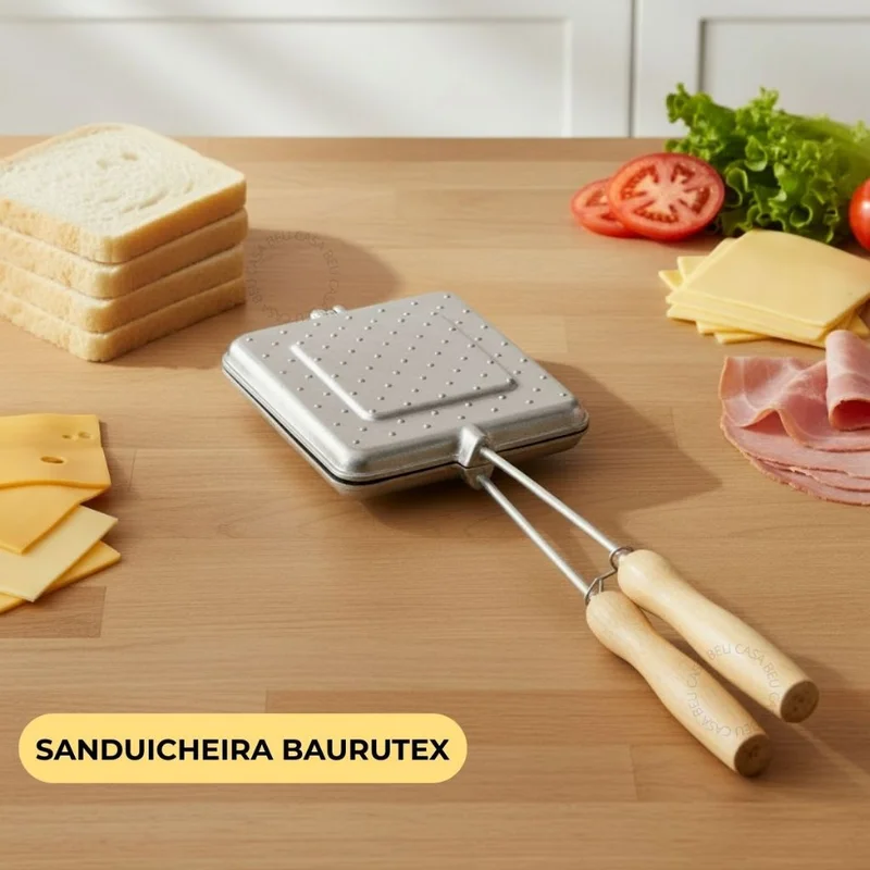 Sanduicheira Rápida de Fogão Forma Bauru Lanches