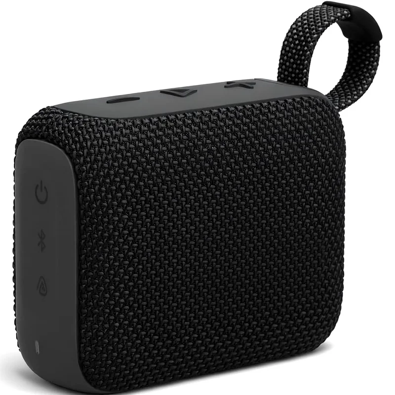 Caixa de Som Portátil GO 5W, Caixa de Som Bluetooth, Conexão USB, Cartão de Memória, Cabo P2, Som Limpo e Potente, Perfeita Para Viagens, Festas, Praia, Botões de Controle, Impermeável, Som Alto