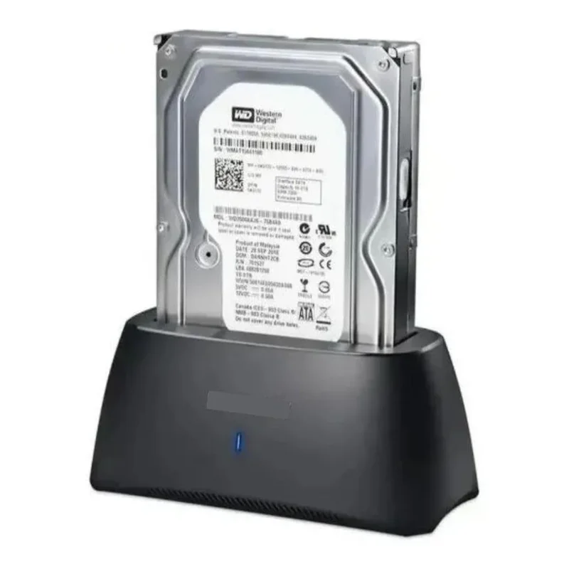 Dock Station HD SATA 2.5 e 3.5 USB 3.0 Base Externa para HD SSD com Fonte Cabo USB Alta Velocidade Plug and Play Backup e Transferência de Dados Compatível PC Notebook PREMIUM