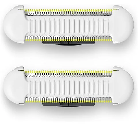 Lâmina de Reposição Philips OneBlade Skin Protect - para Aparador e Barbeador Elétrico OneBlade Intimo, pacote duplo, QP229…