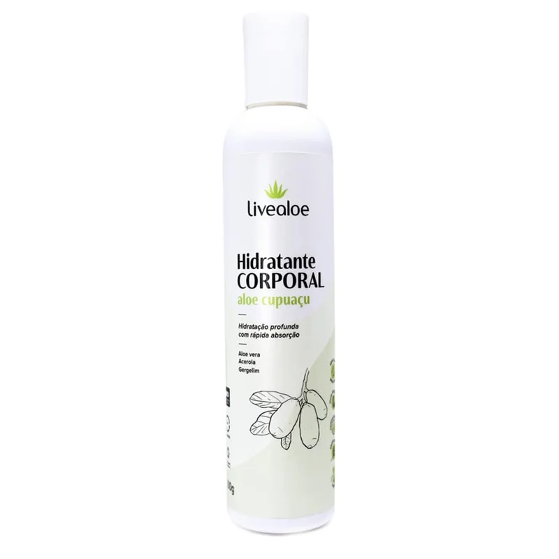 LiveAloe Hidratante Corporal Aloe Cupuaçu