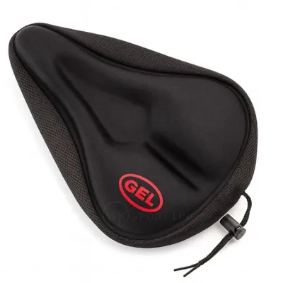 Capa de Banco Selim em Gel para Bicicleta Almofada Conforto com Forro Antiderrapante Ajustável