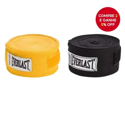 1 Par De Everlast 3M 5M Boxe Taekwondo Esportes Luvas De Proteção De Algodão Bandagens