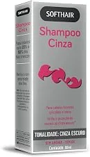Soft Hair Shampoo Cinza Escuro,