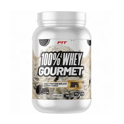 Whey Protein Gourmet 100% Concentrado e Isolado 23g Proteína 900g Pote