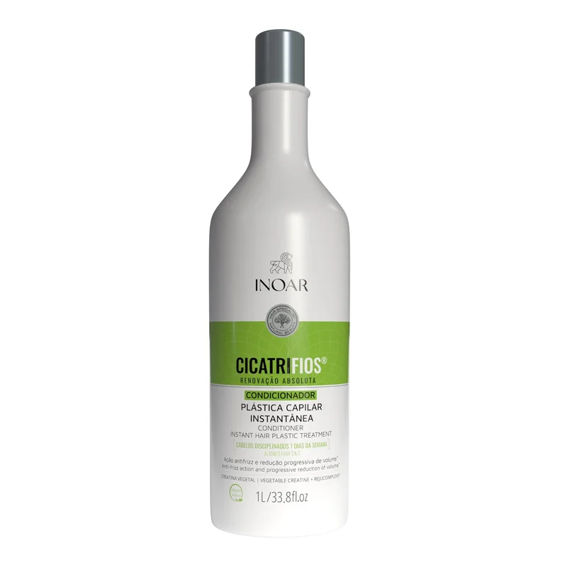 Inoar, Condicionador CicatriFios – Hidratação, Brilho e Reconstrução Capilar com Rejucomplex3, Pantenol e Creatina Vegetal - 1L