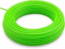 Fio de Nylon para Aparador e Roçadeira de Grama, 2mm x 15 Metros, Refil de Reposição para Cortador de Grama (VERDE)