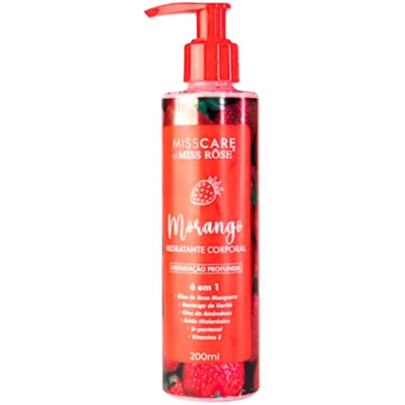 M ROSE HIDRATANTE CORPORAL MORANGO 200ML MR107A