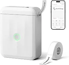 NIIMBOT D110 Etiquetadora, Mini Impressora para famílias e cozinha, Branca
