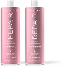 Jacque Janine Kit Shampoo E Condicionador Reparação Intensa 800Ml