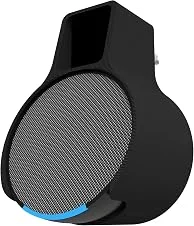 Splin Suporte All In One Tomada Para Smart Speaker Alexa Echo Pop - Amazon - Modelo Compacto (preto)