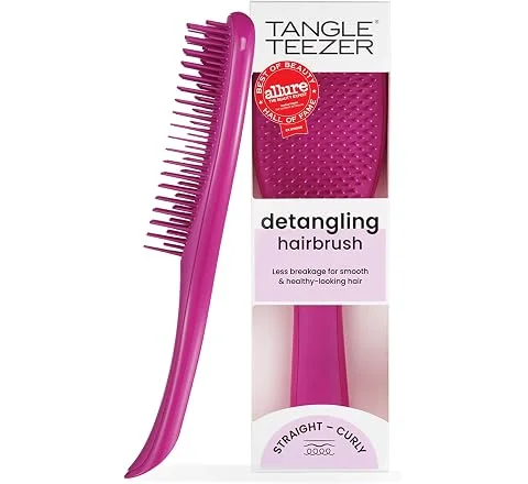 Tangle Teezer - Escova de cabelo desembaraçadora The Ultimate Detangler para todos os tipos de cabelo. Cor: Rosa