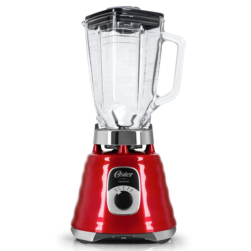 Liquidificador Oster New Osterizer Clássico, 1,25L, 110V, Vermelho, 700W, BLST4126R