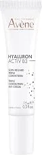 Avène Hyaluron Activ B3 Creme Anti-idade para Olhos com Sulfato de Dextrano, Niacinamida, Adenosina e Ácido Hialurônico que Renova Células, reduz bolsas e olheiras, preenche as rugas Linhas Finas e Recupera Firmeza da pele, 15ml