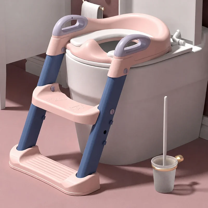 Redutor Assento Vaso Sanitário Infantil Com Escada Troninho
