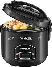 MONDIAL Panela Elétrica Top View 10X, Black Inox, 700W, 220V - PE-30-10X