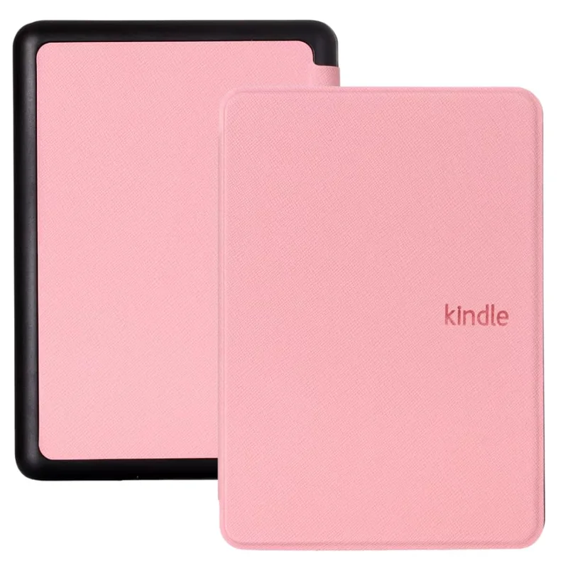 Capa Para Kindle 11ª Geração 2024 e 2022 (C2V2L3 e RS23CV) 6 Polegadas Sistema de Hibernação - Fechamento Magnético (Rosa)
