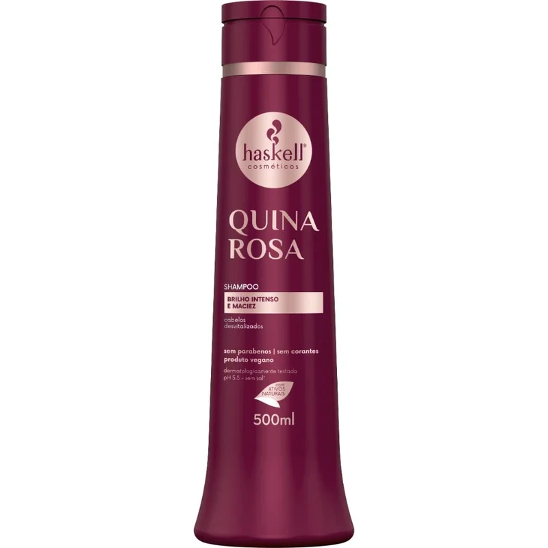 Haskell Shampoo De Quina Rosa 500Ml