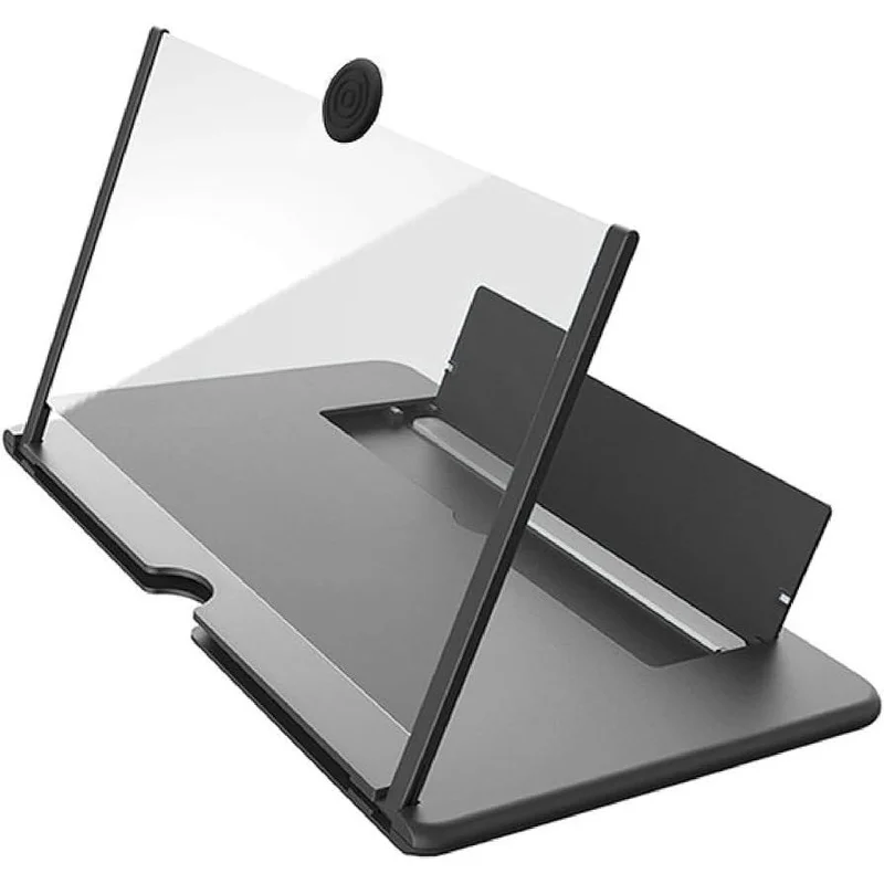 Amplificador de Tela de Celular 3D Lupa de Tela Hd Acrílico Suporte Dobrável Portátil Cinema Em Casa Para Smartphone