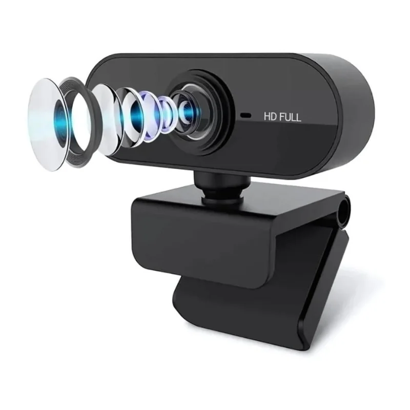 Webcam Full Hd 1080p Microfone Pc Notebook Home Office Nova Pronta Entrega