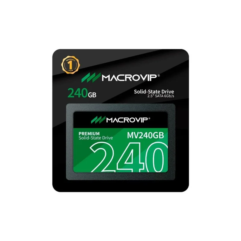 SSD 240GB SATA 3 MACROVIP – Alta Velocidade e Desempenho para PC e Notebook