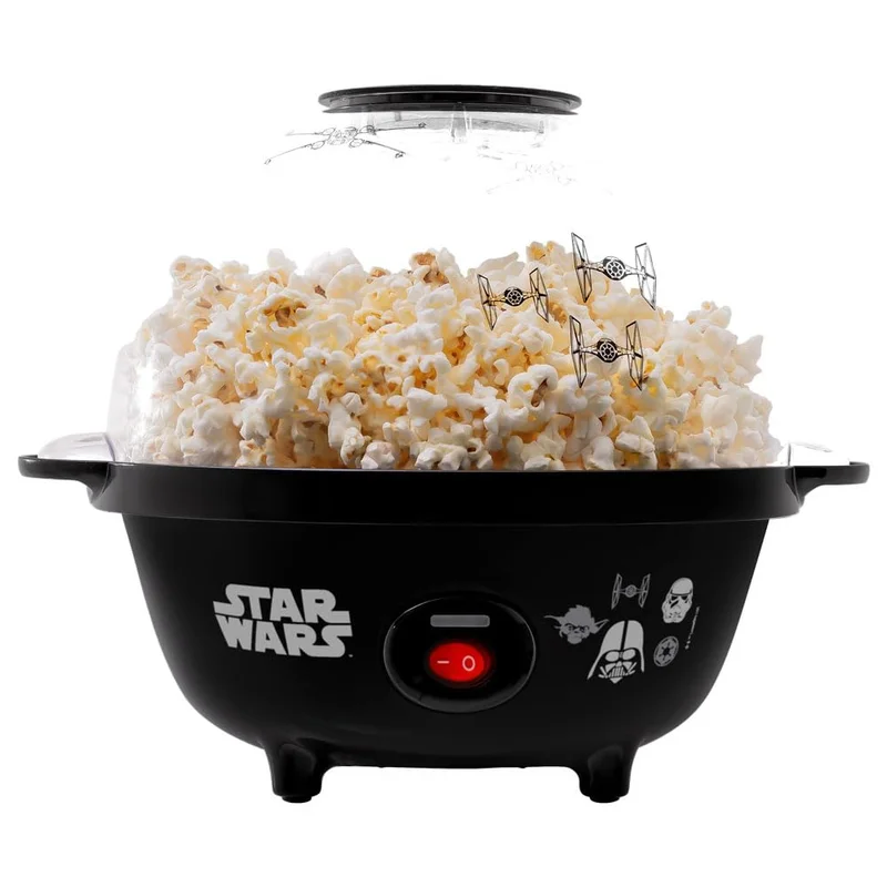 Pipoqueira Bowl Star Wars Mallory – Pipoca Doce ou Salgada, Tampa Bowl, Pés Antiderrapantes, Produto Licenciado Disney - 127V