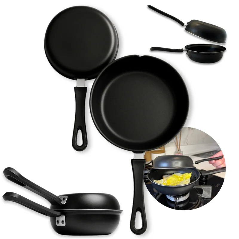 Frigideira Omeleteira Panquequeira Sanduicheira Dupla Antiaderente Teflon Aluminio